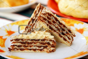 Sweet waffle cakes