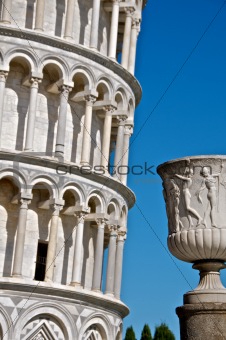 Urn and Leaning Tower of Pisa