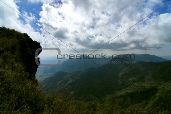 View of Phu Chi Fa at Chiang rai, Thailand