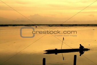 Thale Noi,lake at Phatthalung, Thailand