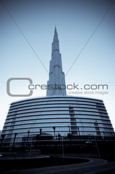 Burj Khalifa Dubai the tallest building in the world. Dubai city, UAE