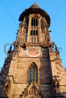 Clocktower of Freiburg cathedral