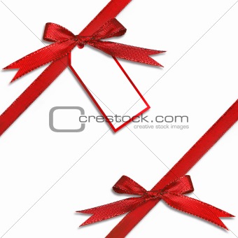 Gift Tag Hanging from a Present