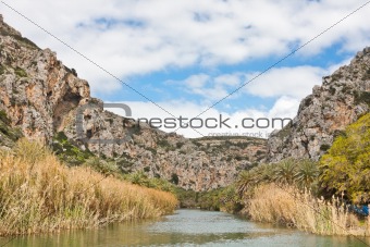 Preveli Lake and Palm Forest