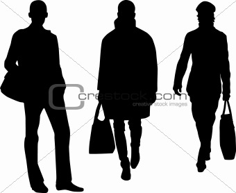 Silhouette fashion men
