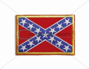 Confederate flag badge