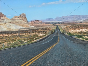 Road near Lake Powell, Arizona