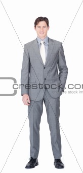 Portrait af a charismatic businessman standing 