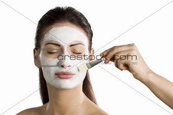appling beauty mask