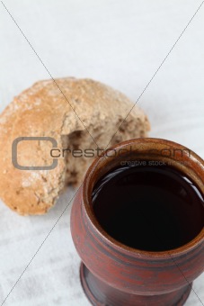Wine and bread