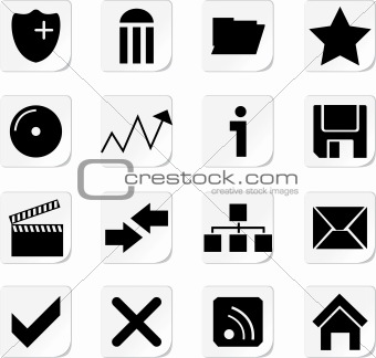 Web Icon Buttons Collection