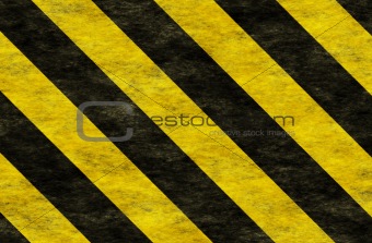 Black Yellow Hazard Stripes