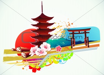 Traditional Japanese background