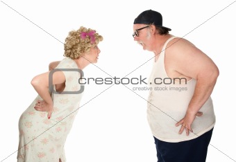 Bickering couple