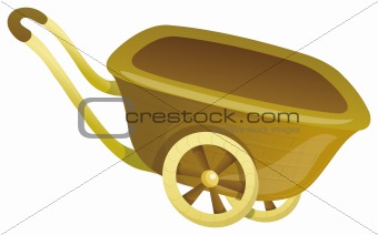 wood cart