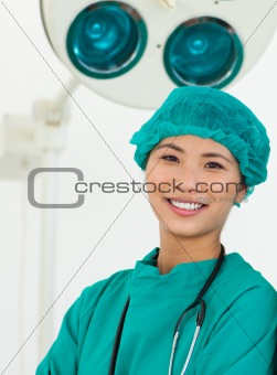 Portrait of an ethnic surgeon 