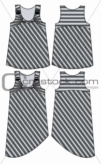 girls stripe tops