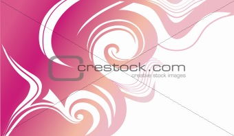 red curve background