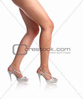 sexy legs of the girl 