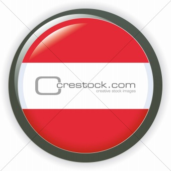 vector shiny web buttons with european country flags