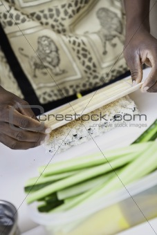 african sushi chef