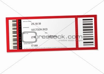 concert event ticket