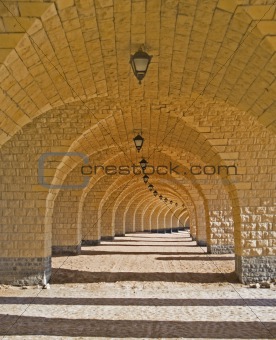 Corridor of arches