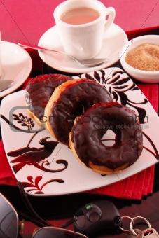 Crank up your day with donuts and coffee