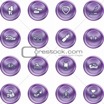 Health and Fitness Icon Set