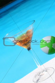 Martini and pool