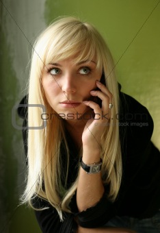 Girl with the phone