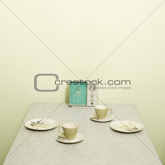 Vintage table setting.