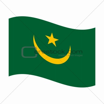 flag of mauritania