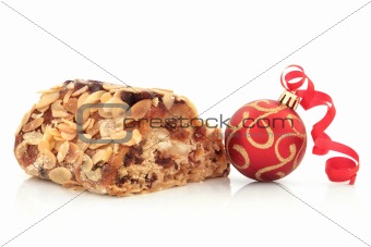 Stollen Cake and Christmas Bauble
