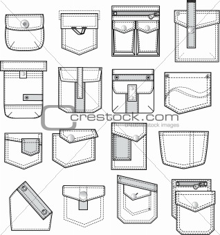 set of pockets