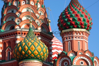 Saint Basil's orthodox cathedral in Moscow, Russia