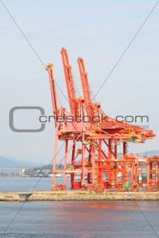 Waterfront Industrial Cranes