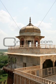 Shish Mahal (Glass Palace), Agra Fort, Agra, India