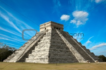 Mayan pyramid in Chichen-Itza, Mexico