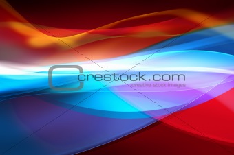 Abstract colored background, wave, veil or smoke texture - computer generated picture
