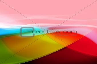Abstract colored background, wave, veil or smoke texture - computer generated picture