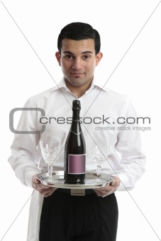 Waiter servant or bartender