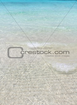 turquioise perfect tropical beach white sand