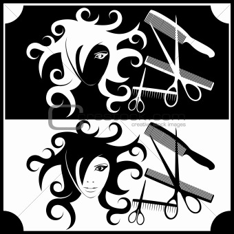 logo for registration of hairdressing
