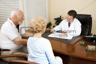 Senior Couple with Doctor