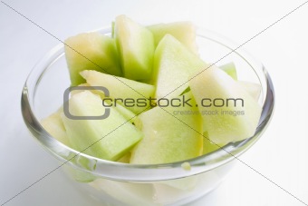 Melon honeydew portion