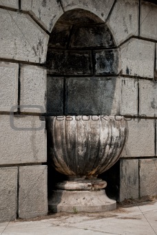 Architectural design - stone cup