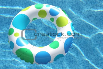 Inner Tube with Swimming Pool