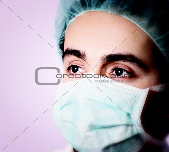 Portrait of a young doctor.