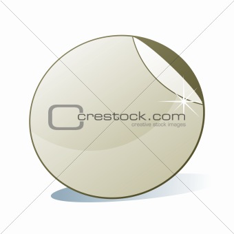 illustration of isolated sticker